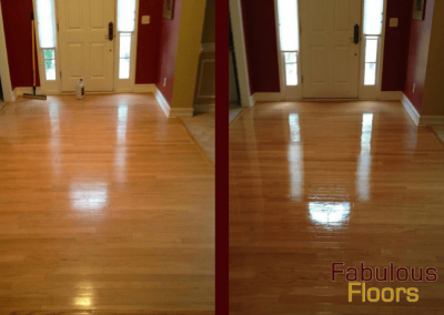 before and after wood floor cleaning auburn alabama