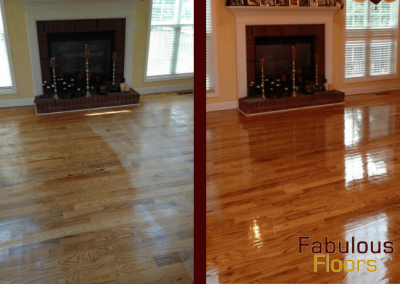 before and after wood floor cleaning birmingham alabama