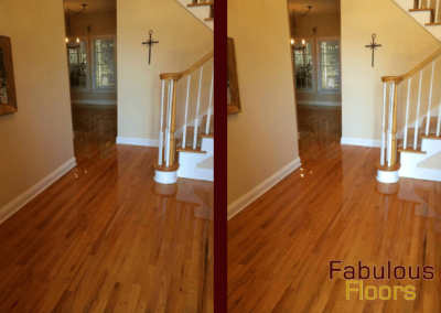before and after wood floor cleaning huntsville alabama